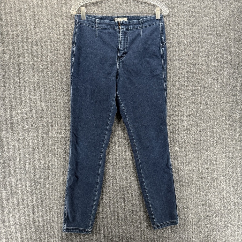 Free People Jeans Womens 29 Blue Skinny High Rise Stretch Denim Casual